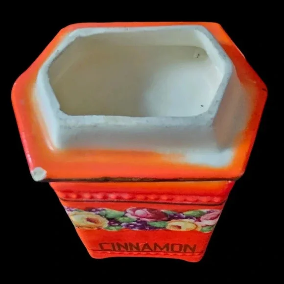 Vintage Czechoslovakia Porcelain Kitchen Canisters - 6 Small / 6 Large / 1 Salt  - Picture 13 of 16